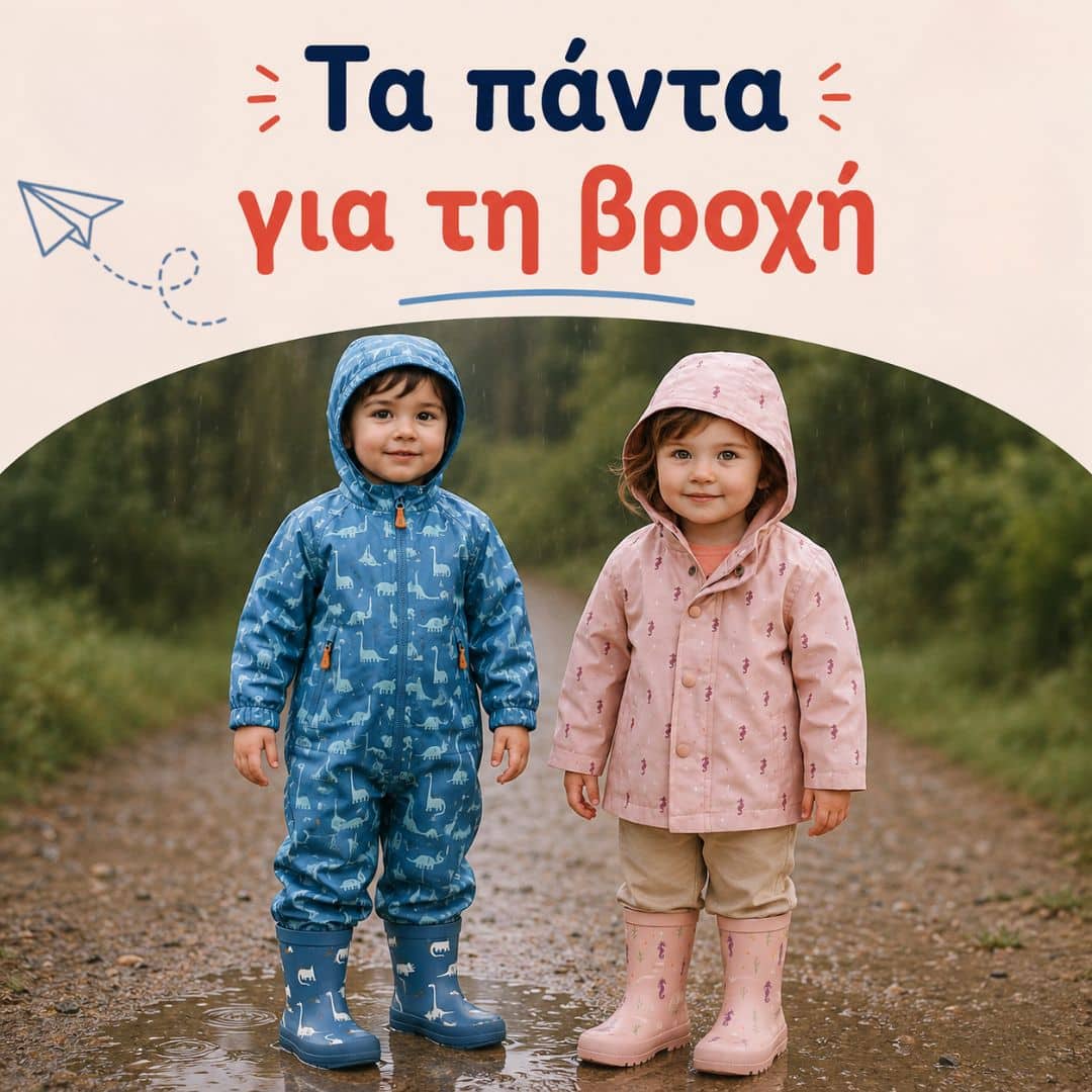 Σχολικά είδη για τη βροχή
