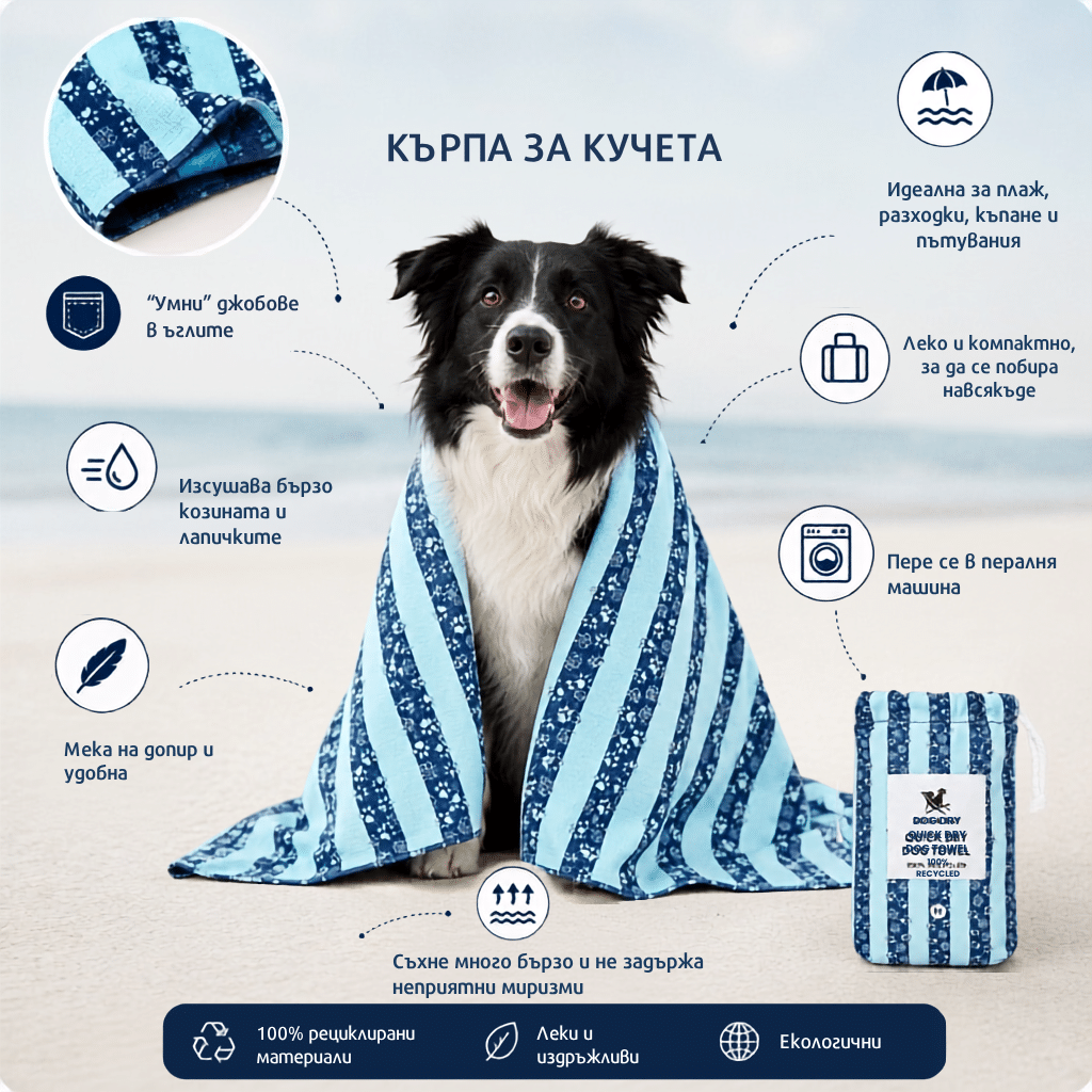 Dock & Bay Dog Towel