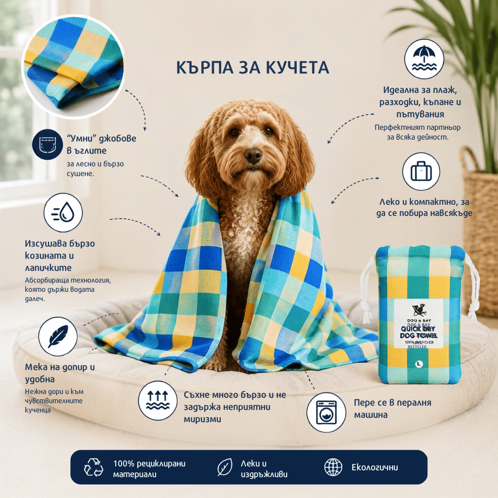 Dock & Bay Dog Towel