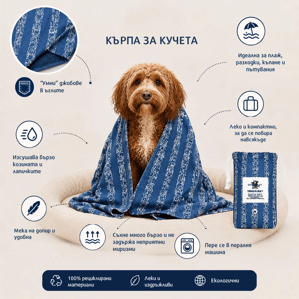 Dock & Bay Dog Towel