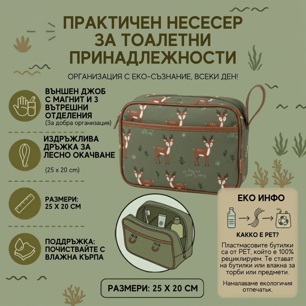 Fresk несесер от рециклиран PET